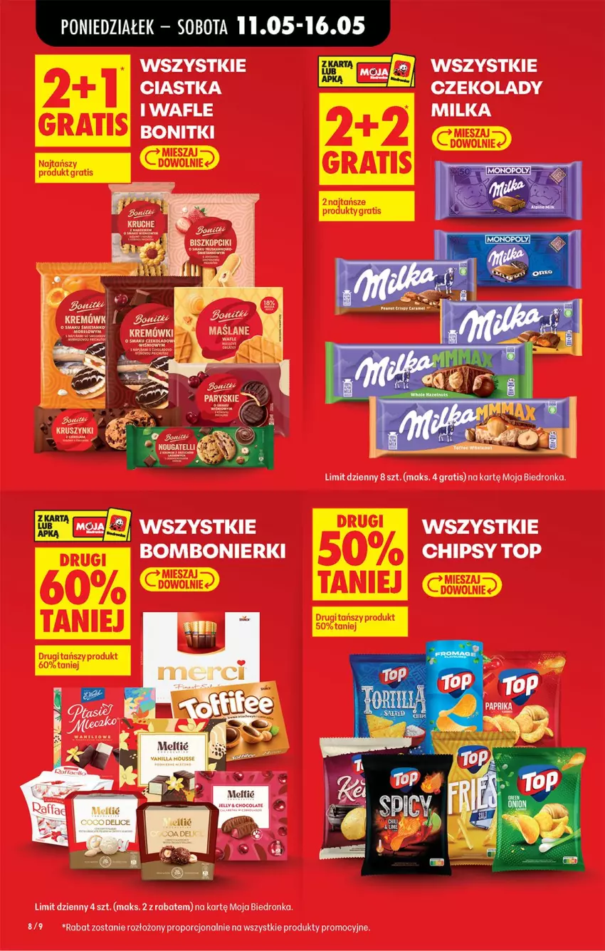 Gazetka promocyjna Biedronka - Od Poniedziałku - ważna 11.05 do 16.05.2026 - strona 22 - produkty: Bonitki, Chipsy, Gra, LG, Por, Top, Wafle