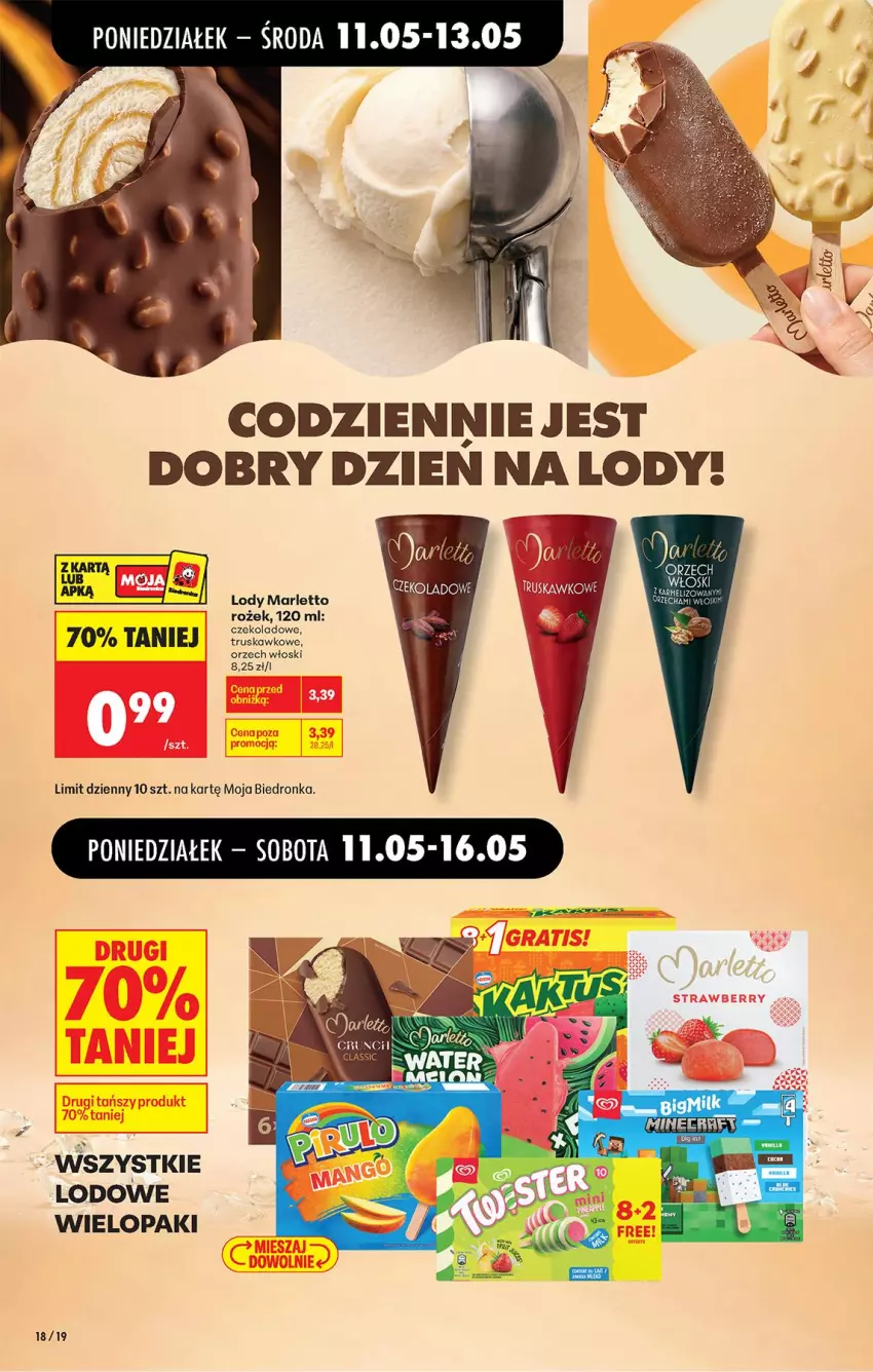 Gazetka promocyjna Biedronka - Od Poniedziałku - ważna 11.05 do 16.05.2026 - strona 32 - produkty: Lody
