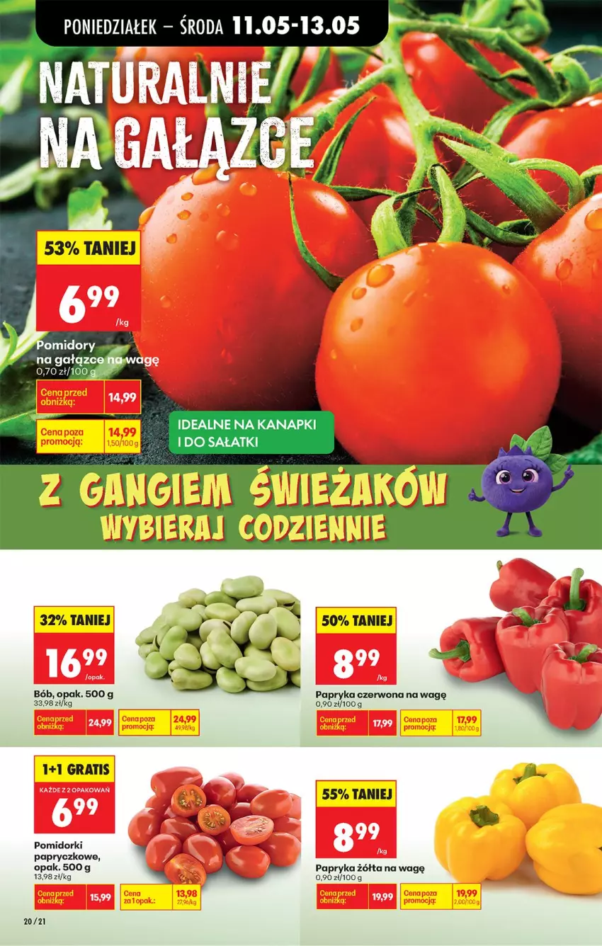 Gazetka promocyjna Biedronka - Od Poniedziałku - ważna 11.05 do 16.05.2026 - strona 34 - produkty: Gra, Papryka, Papryka czerwona, Papryka żółta, Pomidorki, Sałat