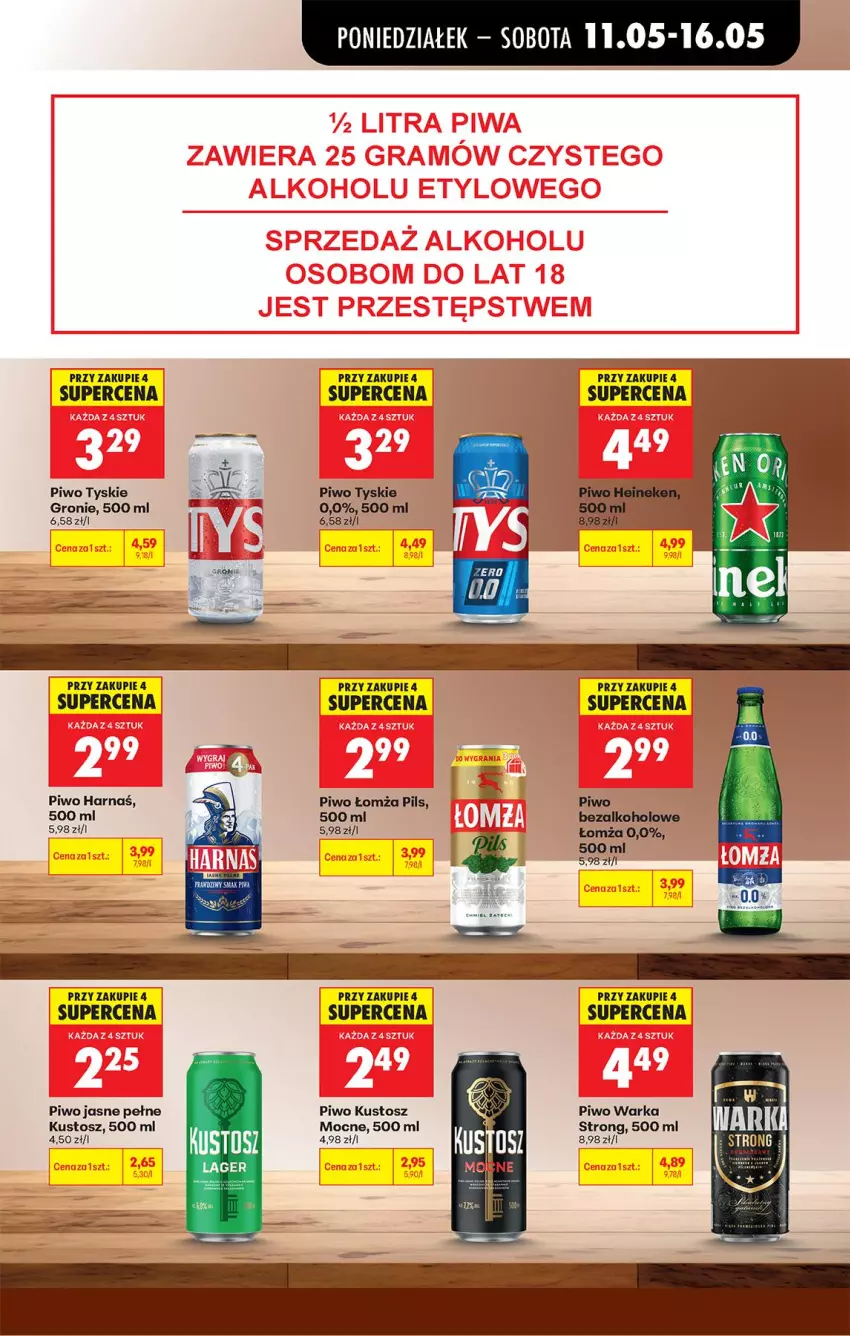 Gazetka promocyjna Biedronka - Od Poniedziałku - ważna 11.05 do 16.05.2026 - strona 81 - produkty: Harnaś, Piwo, Piwo jasne, Tyskie, Warka