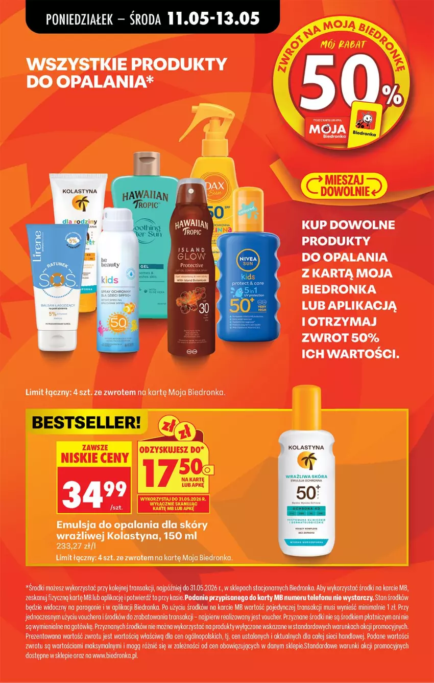 Gazetka promocyjna Biedronka - Od Poniedziałku - ważna 11.05 do 16.05.2026 - strona 96 - produkty: Emulsja, Mus, Olej, Telefon, Tran