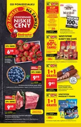 Gazetka promocyjna Biedronka - Od Poniedziałku - Gazetka - ważna od 16.05 do 16.05.2026 - strona 1 - produkty: Borówka, Borówka amerykańska, Karkówka wieprzowa, Kret, Kiełbasa, Pomidory
