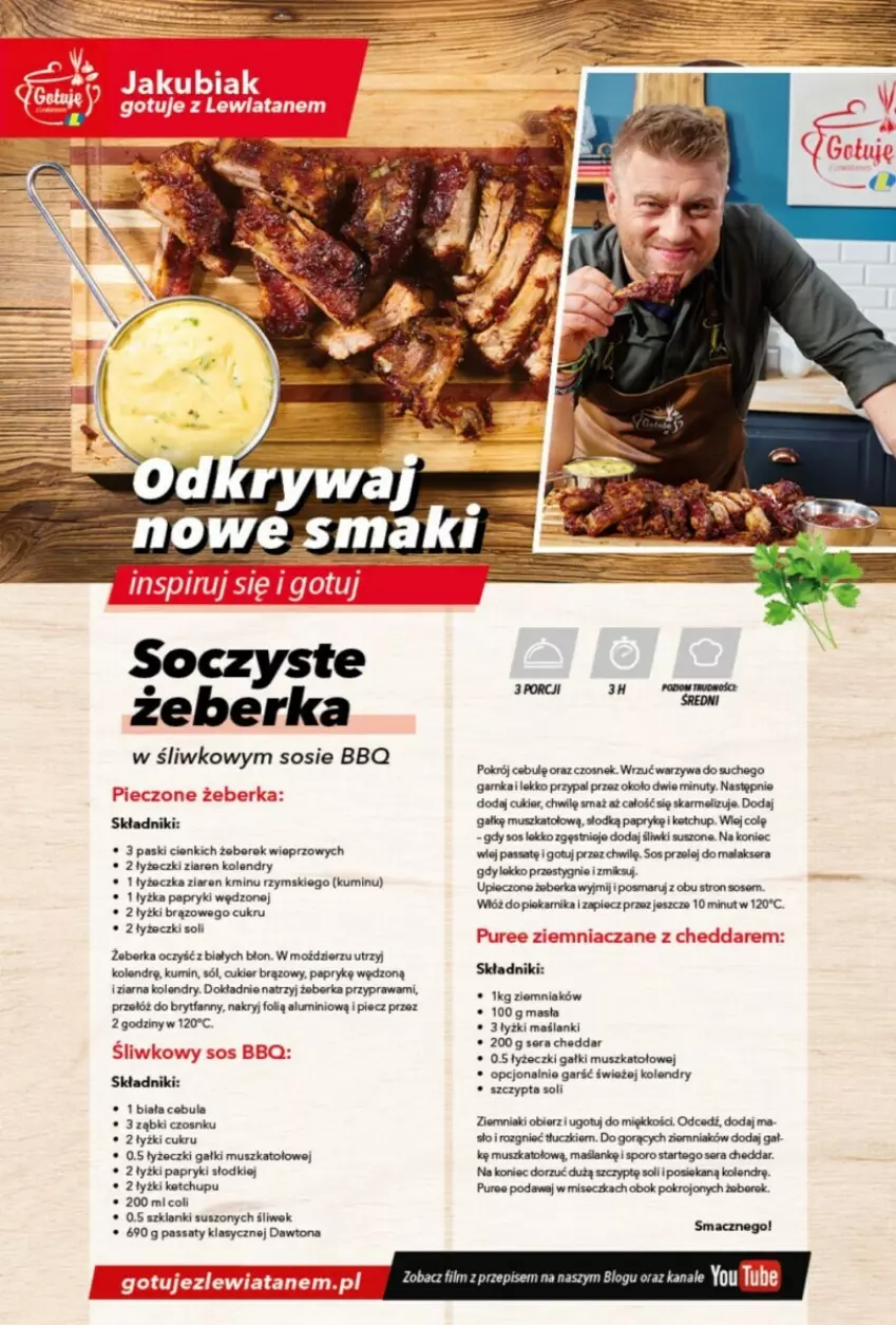 Gazetka promocyjna Lewiatan - ważna 24.10 do 31.10.2024 - strona 9 - produkty: Cheddar, Cukier, Czosnek, Dawtona, Fa, Ketchup, Lanki, Miseczka, Mus, Nuty, Piec, Piekarnik, Por, Pur, Ser, Sól, Sos, Warzywa