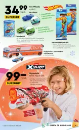 Gazetka promocyjna Biedronka - Okazje tygodnia od 06.11 - Gazetka - ważna od 18.11 do 18.11.2023 - strona 11 - produkty: Okulary ochronne, Wyrzutnia, Chodzik, Samochodziki, Kask, Pojemnik, Hot Wheels, Fa