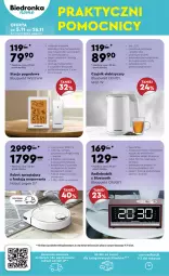 Gazetka promocyjna Biedronka - Okazje tygodnia od 06.11 - Gazetka - ważna od 18.11 do 18.11.2023 - strona 34 - produkty: Piec, Radiobudzik, Robot sprzątający, Teleskop, Mop, Gra, Stacja pogodowa, Czajnik elektryczny, Czajnik, Tablet, Budzik, Silan, Robot, Zegar, Smartfon, LG
