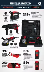 Gazetka promocyjna Netto - Gazetka non food - Gazetka - ważna od 15.01 do 15.01.2022 - strona 9 - produkty: Ser, Wiertarka, Szlifierka kątowa, Wyrzynarka, Tarka, Wiertarka udarowa, Bateria, Poziomica, Szlifierka, Zestaw narzędzi