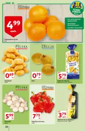 Gazetka promocyjna Auchan - Hiper porządki Hipermarkety - Gazetka - ważna od 25.02 do 25.02.2021 - strona 22 - produkty: Piec, Sok, Papryka czerwona, Papryka, Kiwi, Ziemniaki, Bułeczki, Pomarańcze, Chleb tostowy, Bułeczki mleczne, Chleb