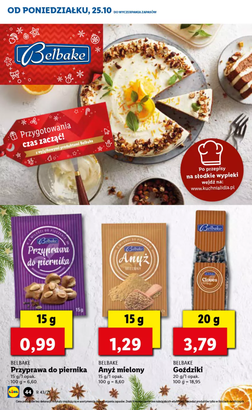 Gazetka promocyjna Lidl - GAZETKA - ważna 25.10 do 27.10.2021 - strona 44 - produkty: Piernik