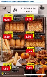 Gazetka promocyjna Lidl - GAZETKA - Gazetka - ważna od 27.10 do 27.10.2021 - strona 14 - produkty: Ser, Koc, Gra, Bagietka, Pizza, Chleb, Donut, Fa