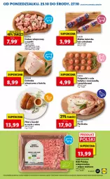 Gazetka promocyjna Lidl - GAZETKA - Gazetka - ważna od 27.10 do 27.10.2021 - strona 17 - produkty: Perliczka, Mięso mielone, Sos, Metka tatarska, Mięso, Fa