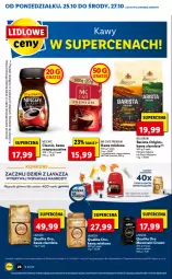 Gazetka promocyjna Lidl - GAZETKA - Gazetka - ważna od 27.10 do 27.10.2021 - strona 28 - produkty: Gin, Gry, Kawa ziarnista, Bell, Kawa mielona, Kawa, Lavazza, Bella, LG, Fa
