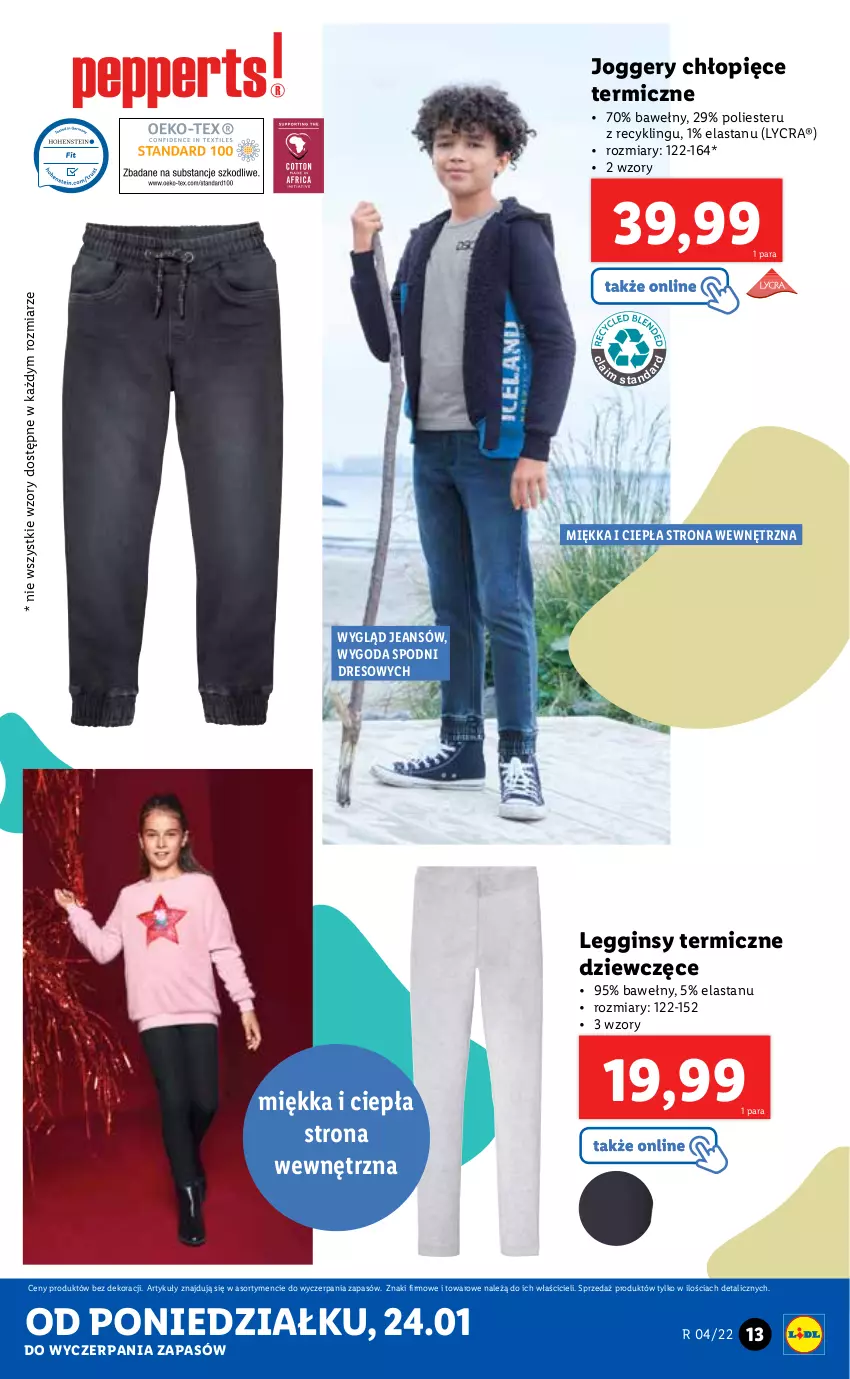 Gazetka promocyjna Lidl - GAZETKA - ważna 24.01 do 30.01.2022 - strona 13 - produkty: Dres, Gin, Legginsy