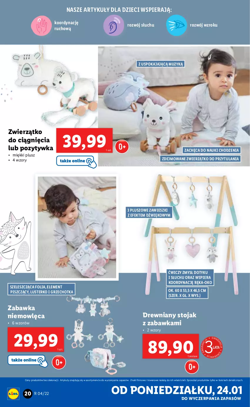 Gazetka promocyjna Lidl - GAZETKA - ważna 24.01 do 30.01.2022 - strona 20 - produkty: Dzieci, Stojak, Zabawka, Zawieszki