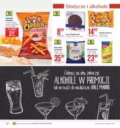Gazetka promocyjna Makro - [Oferta promocyjna] Artykuły spożywcze - Gazetka - ważna od 22.02 do 22.02.2021 - strona 12 - produkty: Pistacje, Krówki mleczne, Cheetos, Mieszanka studencka, Chrupki, Alkohole, Felix, Biuro