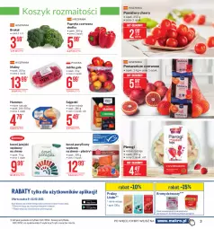 Gazetka promocyjna Makro - [Oferta promocyjna] Artykuły spożywcze - Gazetka - ważna od 22.02 do 22.02.2021 - strona 3 - produkty: Sajgonki, Pierogi, Hummus, Mus, Papryka czerwona, Papryka, Praliny, Lindor, Kosz, Pomarańcze, Maliny, Gala, Pomidory, Jabłka
