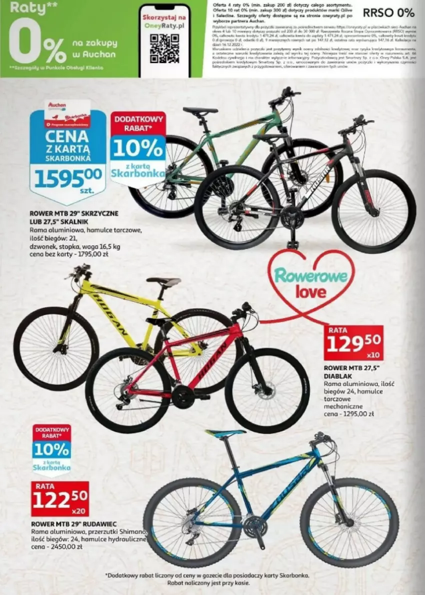 Gazetka promocyjna Auchan - ważna 02.04 do 02.05.2024 - strona 18 - produkty: Dzwonek, Fa, MOIA, Por, Rama, Rower, Top, Waga