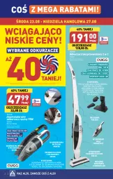 Gazetka promocyjna Aldi - Artykuły przemysłowe i tekstylia - Gazetka - ważna od 26.08 do 26.08.2023 - strona 2 - produkty: Odkurzacz, Odkurzacze, Szczotka, Pojemnik, Odkurzacz bezprzewodowy, Akumulator