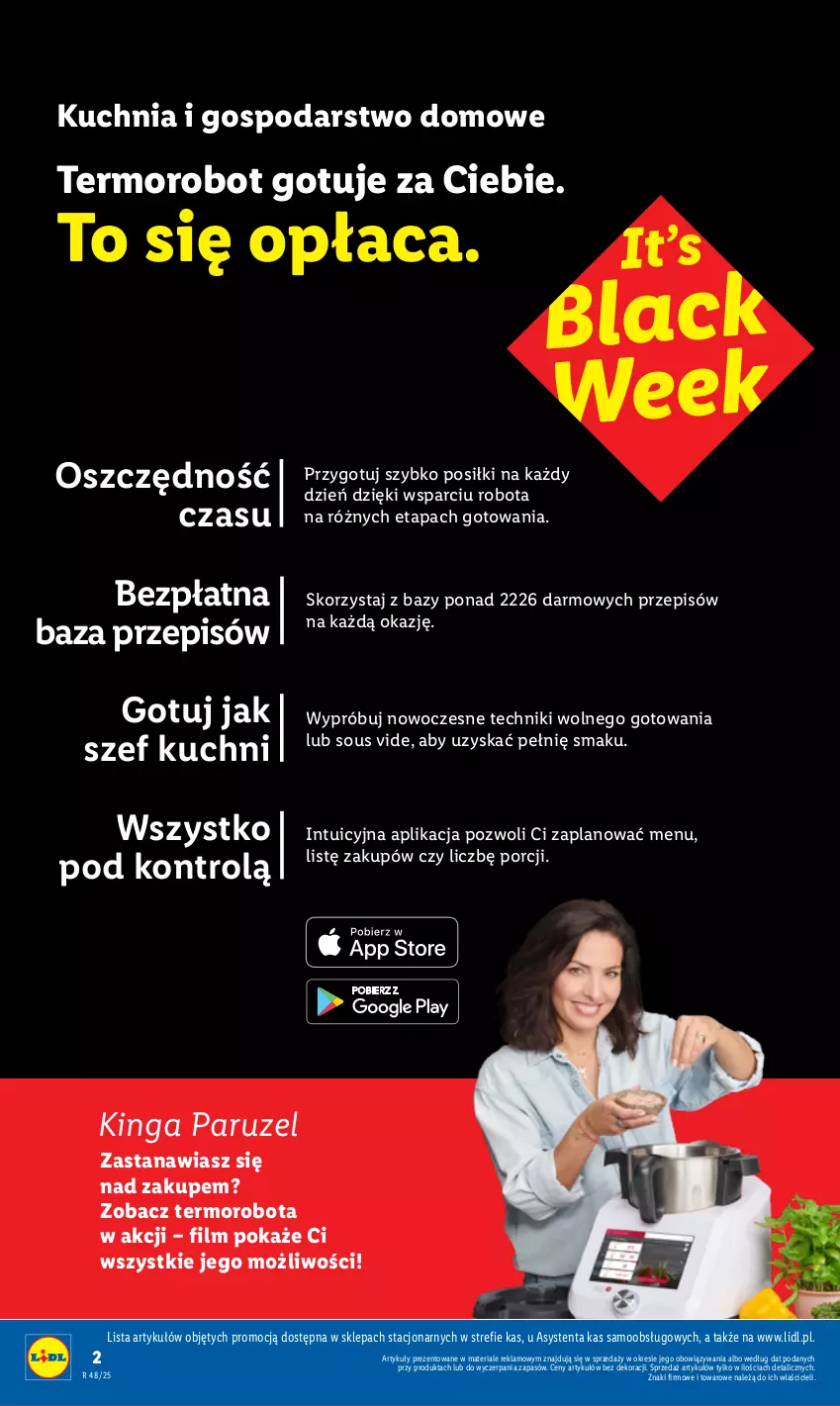 Gazetka promocyjna Lidl - GAZETKA - ważna 24.11 do 29.11.2025 - strona 2 - produkty: Kuchnia, Lack, Por, Robot