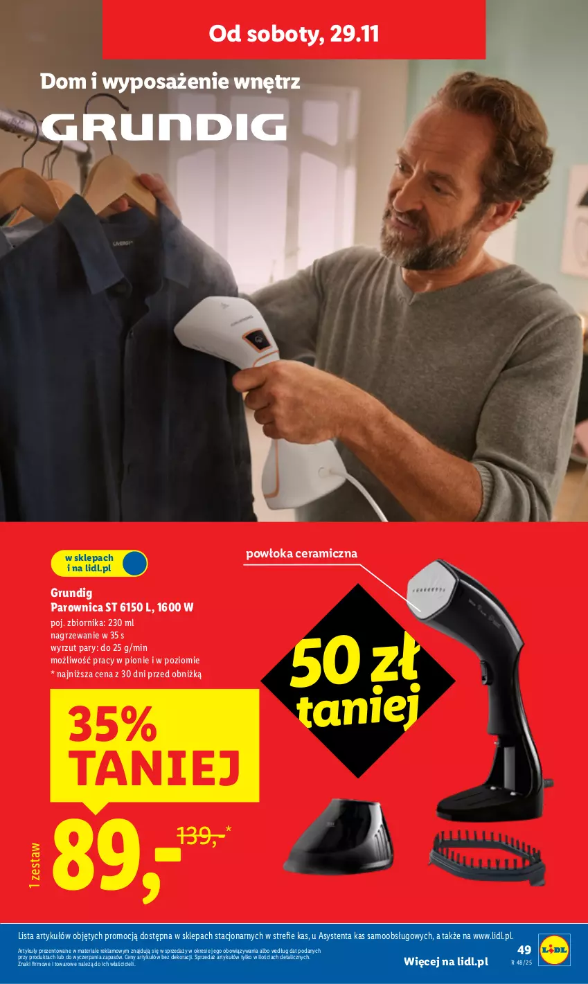 Gazetka promocyjna Lidl - GAZETKA - ważna 24.11 do 29.11.2025 - strona 53 - produkty: Parownica