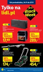 Gazetka promocyjna Lidl - GAZETKA - Gazetka - ważna od 29.11 do 29.11.2025 - strona 18 - produkty: Teleskop, Noż, Nożyce, Pokrowiec, Meble, Kosiarka, Akumulator