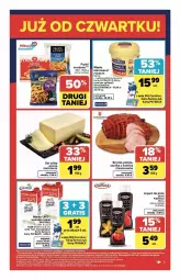 Gazetka promocyjna Carrefour - Gazetka Weekend okazji już od czwartku! - Gazetka - ważna od 17.01 do 17.01.2026 - strona 3 - produkty: Ser, Gra, Piątnica, Jogurt, Szynka, Frytki, Gouda, Masło, Mleko, HP