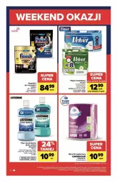 Gazetka promocyjna Carrefour - Gazetka Weekend okazji już od czwartku! - Gazetka - ważna od 17.01 do 17.01.2026 - strona 6 - produkty: Płyn do płukania jamy ustnej, Listerine, Papier, Finish, Papier toaletowy, Velvet, Płyn do płukania, Ręcznik, Zmywarki