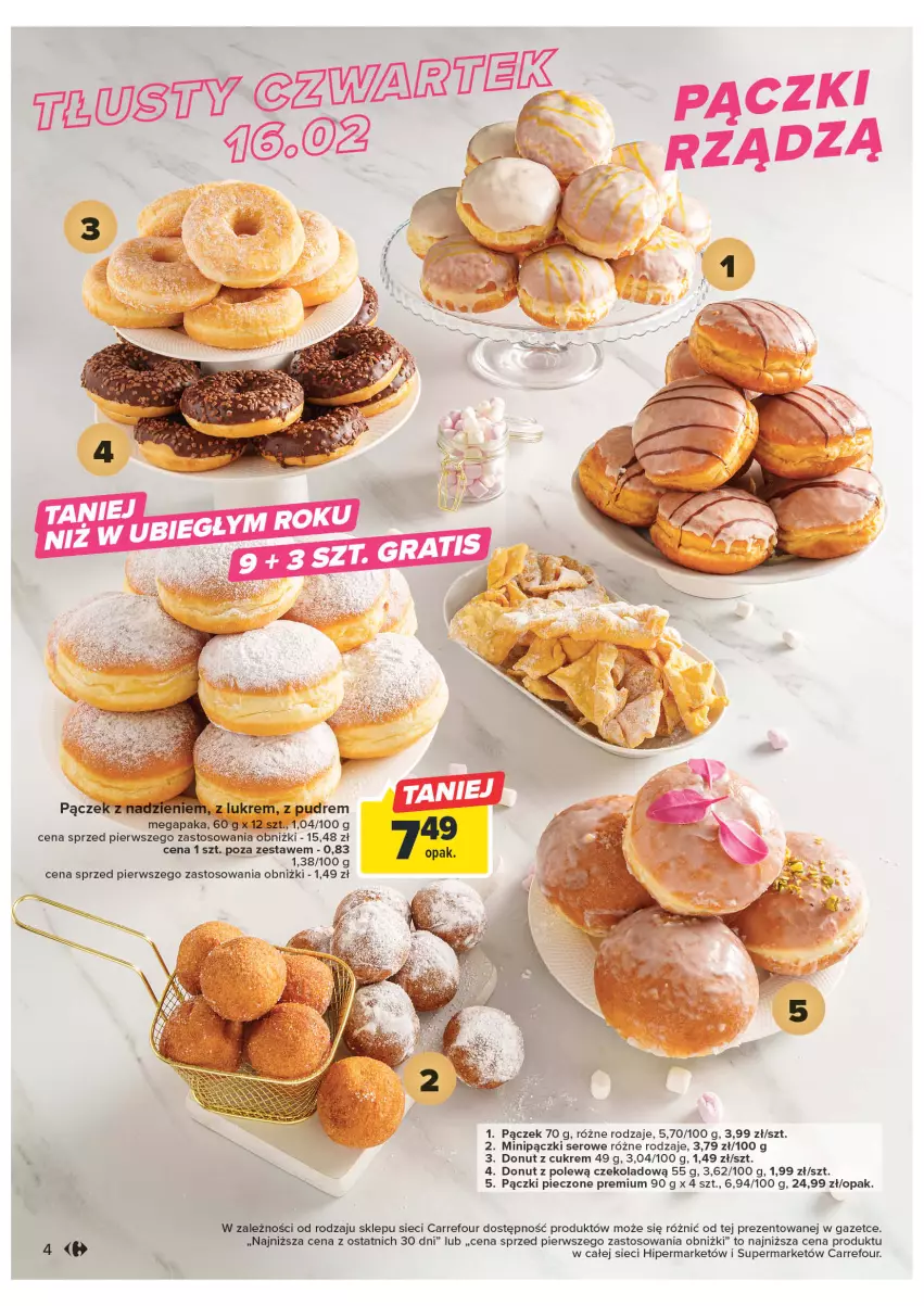 Gazetka promocyjna Carrefour - Gazetka Targ świeżości - ważna 13.02 do 18.02.2023 - strona 7 - produkty: Donut, Pączek, Piec, Ser