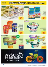 Gazetka promocyjna Carrefour - Gazetka Carrefour - Gazetka - ważna od 21.08 do 21.08.2021 - strona 2 - produkty: Serek wiejski, Sok, Ser, Benecol, Orzeszki, Piątnica, Mieszanka studencka, Vegangurt, Serek, Margaryna, Popcorn, Bakoma, Orzeszki ziemne, Bakalland, Kokos