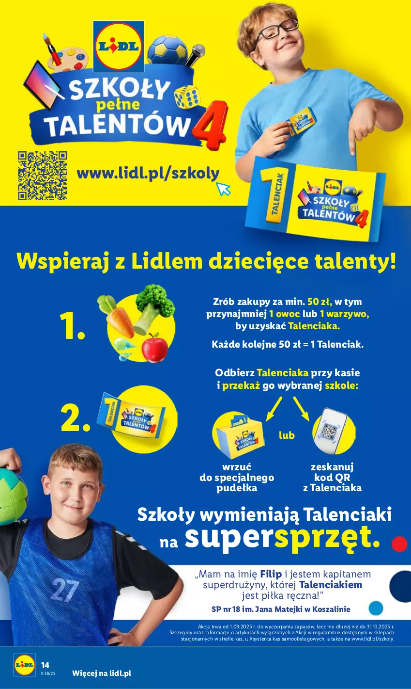 Gazetka promocyjna Lidl - GAZETKA - ważna 18.09 do 20.09.2025 - strona 16 - produkty: Dzieci, Kosz, Olej, Szal