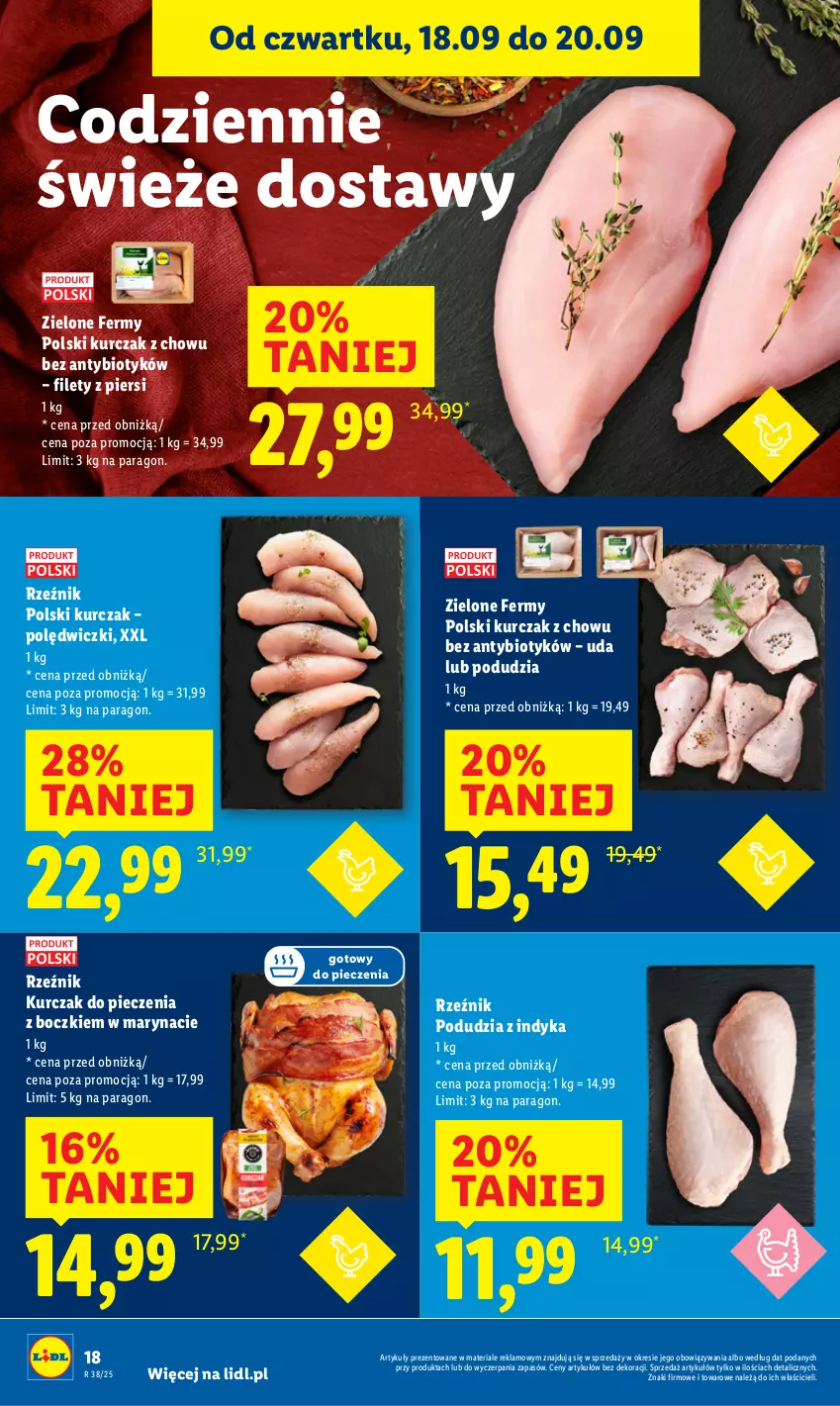 Gazetka promocyjna Lidl - GAZETKA - ważna 18.09 do 20.09.2025 - strona 22 - produkty: Kurczak, Piec
