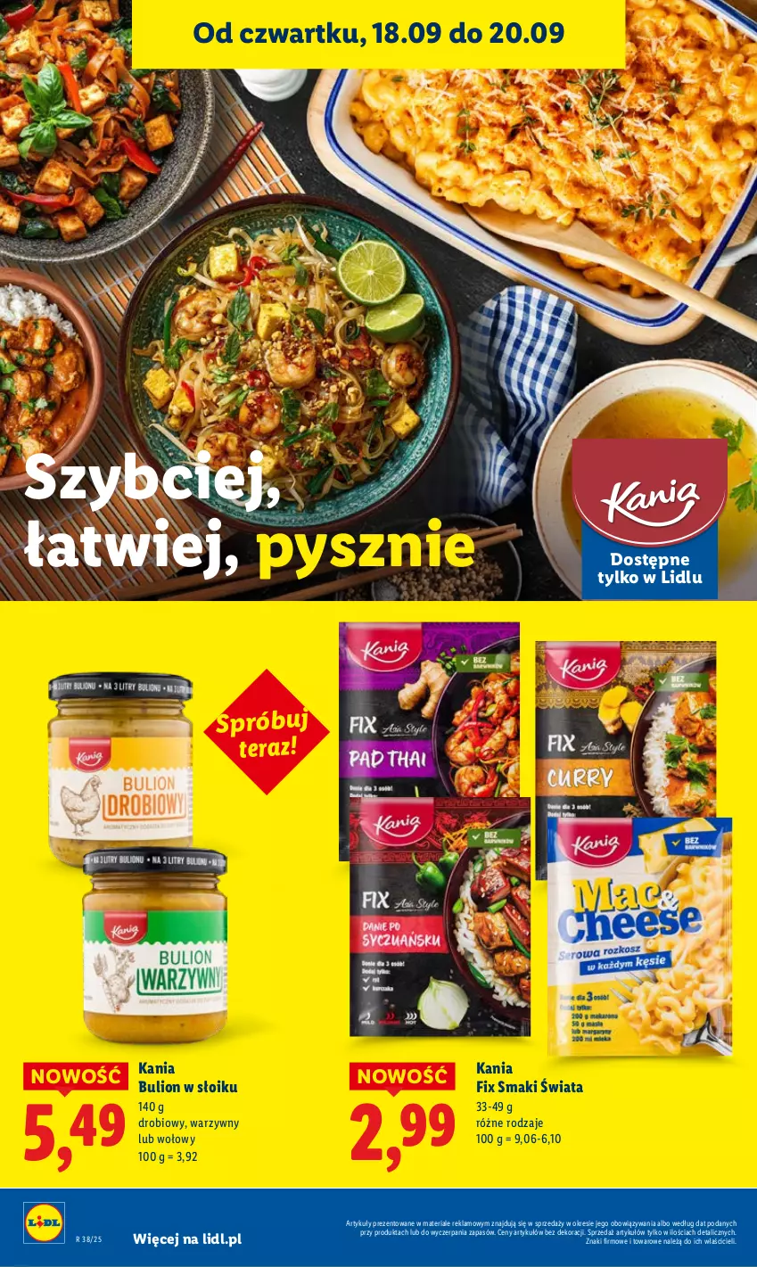 Gazetka promocyjna Lidl - GAZETKA - ważna 18.09 do 20.09.2025 - strona 44 - produkty: Bulion, Lion, Tera
