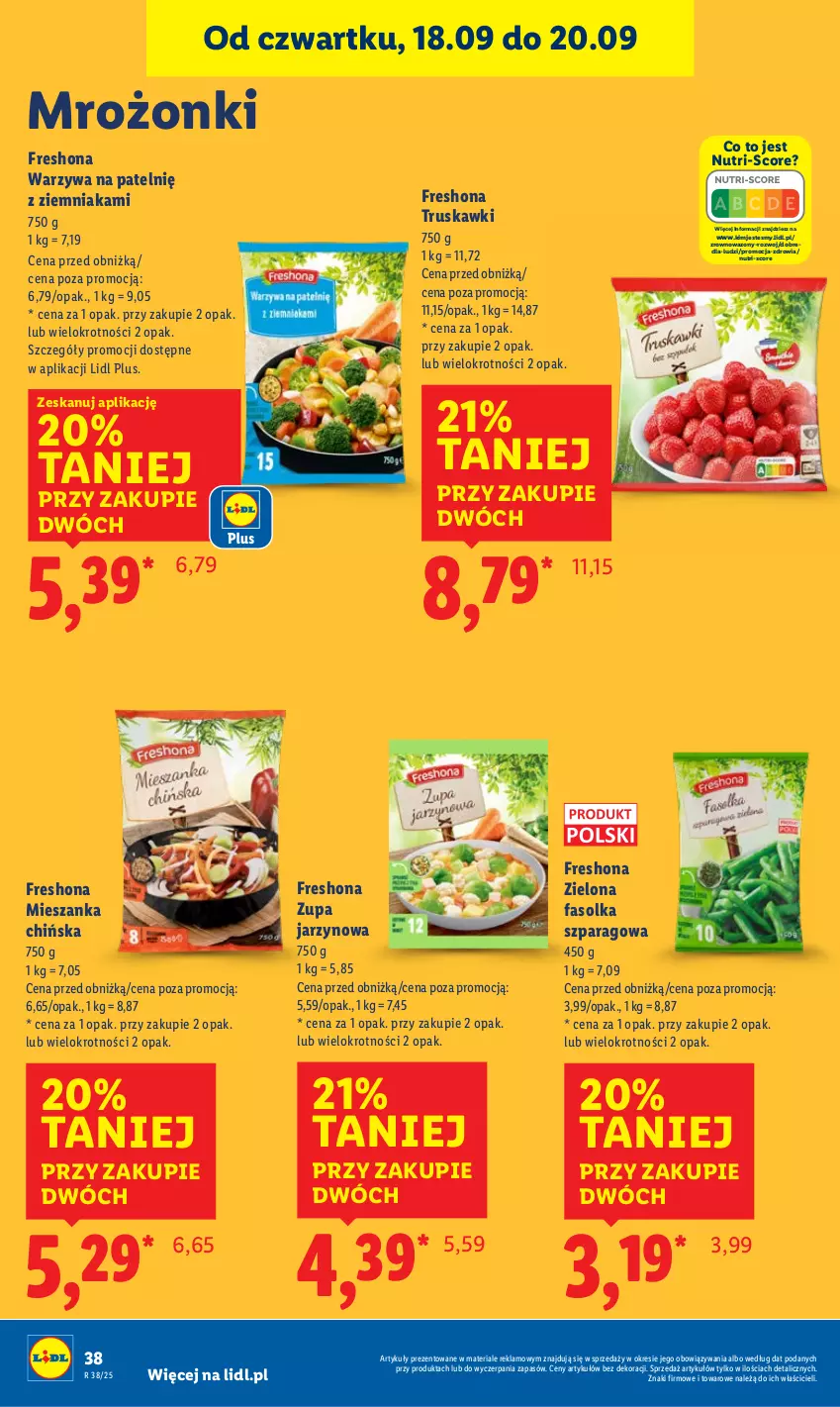 Gazetka promocyjna Lidl - GAZETKA - ważna 18.09 do 20.09.2025 - strona 46 - produkty: Fa, Truskawki, Warzywa, Wazon, Zupa