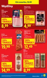 Gazetka promocyjna Lidl - GAZETKA - Gazetka - ważna od 20.09 do 20.09.2025 - strona 25 - produkty: Ser, Serdelki, Cars, PIKOK, Morliny, Boczek, Kiełbasa głogowska, Kabanos, Kiełbasa