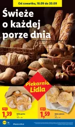 Gazetka promocyjna Lidl - GAZETKA - Gazetka - ważna od 20.09 do 20.09.2025 - strona 26 - produkty: Por, Bułka