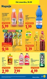 Gazetka promocyjna Lidl - GAZETKA - Gazetka - ważna od 20.09 do 20.09.2025 - strona 33 - produkty: Sok, Mus, Napój energetyczny, Kaktus, Ice tea, Ananas, Napoje, Wazon, Napój gazowany, Tymbark, Kubuś, Woda, Mango, Napój, Mięta