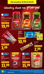 Gazetka promocyjna Lidl - GAZETKA - Gazetka - ważna od 20.09 do 20.09.2025 - strona 40 - produkty: Kit Kat, Nescafé, Kawa rozpuszczalna, Kawa, Wazon, Lion, Czekolada mleczna, Czekolada