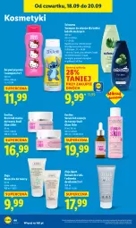 Gazetka promocyjna Lidl - GAZETKA - Gazetka - ważna od 20.09 do 20.09.2025 - strona 52 - produkty: Ser, Rum, Por, Eveline, Balsam do ciała, Maska do twarzy, Serum, Sport, Schauma, Szampon, Ziaja, Odżywka, Maska