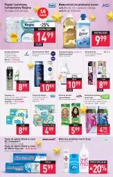 Gazetka promocyjna Stokrotka - Supermarket - Gazetka - ważna od 21.12 do 21.12.2021 - strona 23 - produkty: Emulsja, Rum, Gin, Papier, Lactacyd, Rexona, Dezodorant, Perfum, Pasta do zębów, Tampony, Papier toaletowy, Joanna, Chusteczki, Ziaja, O.B., Lenor, Blend-a-Med, Nivea, Farba do włosów, Fa