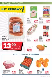 Gazetka promocyjna Makro - [Oferta promocyjna] Artykuły spożywcze i przemysłowe - Gazetka - ważna od 21.03 do 21.03.2022 - strona 2 - produkty: Salami, Szynka wieprzowa, Pasztet, Pomarańcze, Szynka, Pieprz, Burger, Artykuły spożywcze, Boczek, Szynka delikatesowa, Kiełbasa, Pomidory, Kiełbasa śląska