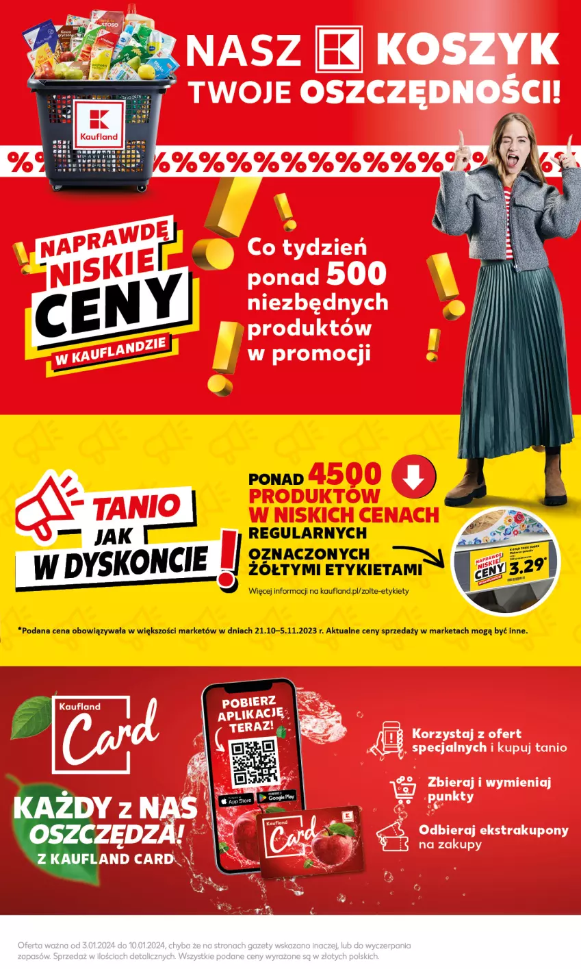 Gazetka promocyjna Kaufland - Mocny Start - ważna 08.01 do 10.01.2024 - strona 3 - produkty: Tera