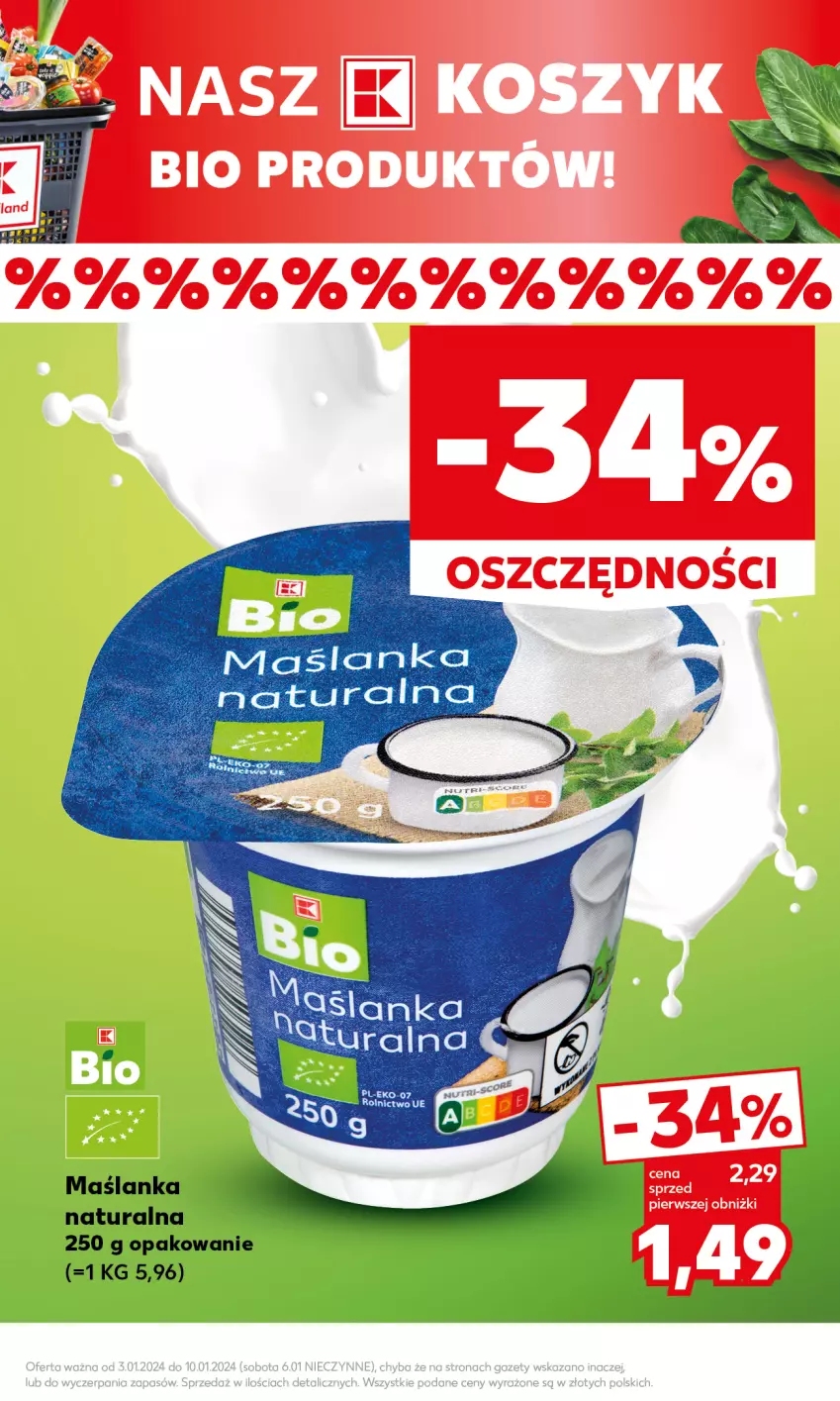 Gazetka promocyjna Kaufland - Mocny Start - ważna 08.01 do 10.01.2024 - strona 7 - produkty: Maślanka