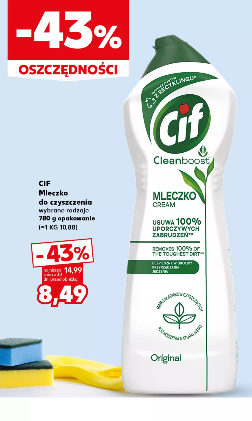 Gazetka promocyjna Kaufland - Mocny Start - ważna 08.01 do 10.01.2024 - strona 8 - produkty: Cif, Gin, Koc, Mleczko, Por