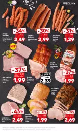 Gazetka promocyjna Kaufland - Mocny Start - Gazetka - ważna od 10.01 do 10.01.2024 - strona 13 - produkty: Polędwica, Hot dog, Parówki, Duda, Szynka, Frankfurterki, Kabanos, Szynka biała, Kiełbasa, Olewnik