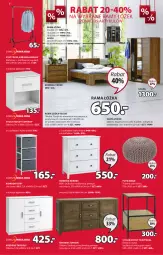 Gazetka promocyjna Jysk - Oferta tygodnia - Gazetka - ważna od 02.08 do 02.08.2022 - strona 7 - produkty: Witryna, Ubrania, Sos, Puf, Stolik nocny, Rama, Stolik, Materac, Tera, Komoda, Statyw na ubrania, Moda, Kredens, Szafa, Rama łóżka, Fa