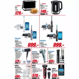 Gazetka promocyjna Media Markt - Gazetka Media Markt - Gazetka - ważna od 17.08 do 17.08.2021 - strona 13 - produkty: Sos, Por, Mop, Depilator, Philips, Czajnik, Lokówka, Szczoteczka do zębów, Toster, Golarka, Szczoteczka soniczna, Lokówka automatyczna, Zegar, Bateria, Suszarka, Bosch, Braun, Szczoteczka