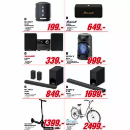 Gazetka promocyjna Media Markt - Gazetka Media Markt - Gazetka - ważna od 17.08 do 17.08.2021 - strona 9 - produkty: Por, Głośnik, Booster, Sony, Soundbar, Głośnik bluetooth, Bateria, Hulajnoga, Hulajnoga elektryczna