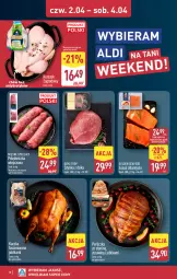 Gazetka promocyjna Aldi - Oferta weekendowa - Gazetka - ważna od 04.04 do 04.04.2026 - strona 10 - produkty: Piec, Kurczak, Perliczka, Polędwiczka wieprzowa, Kaczka, Mięsne specjały, Kaczka faszerowana, Golden Seafood, Szynka, Jabłka, Fa