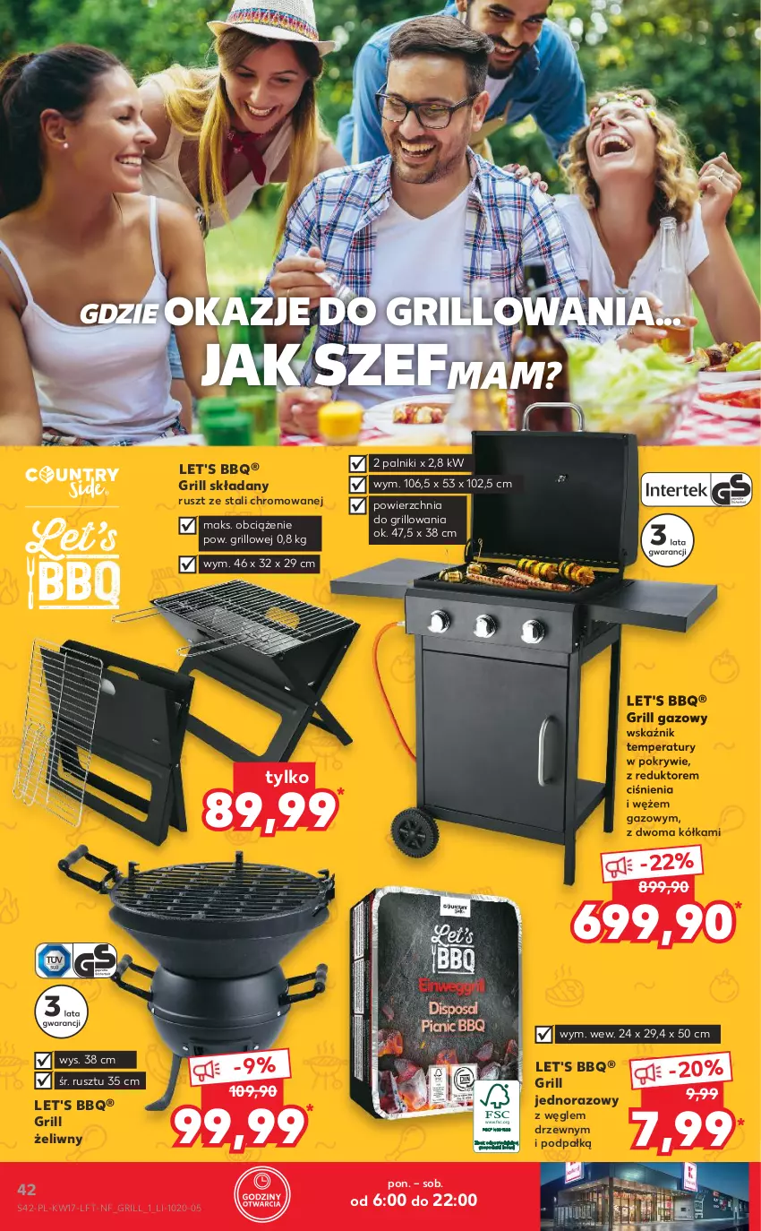 Gazetka promocyjna Kaufland - OFERTA TYGODNIA - ważna 27.04 do 04.05.2022 - strona 42 - produkty: Grill, Grill gazowy