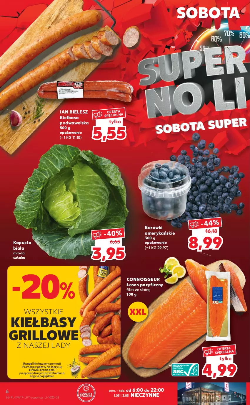 Gazetka promocyjna Kaufland - OFERTA TYGODNIA - ważna 27.04 do 04.05.2022 - strona 6 - produkty: Grill, Kiełbasa, Kiełbasa podwawelska, Waga, Wawel