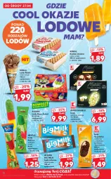Gazetka promocyjna Kaufland - OFERTA TYGODNIA - Gazetka - ważna od 04.05 do 04.05.2022 - strona 12 - produkty: Kaktus, Big Milk, Lody, Algida, Olej, Nestlé, LG